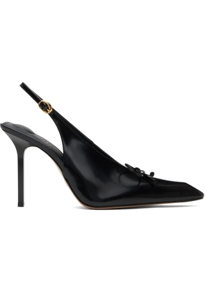 JACQUEMUS Black Les Classiques 'The high Cubisto slingbacks' Heels