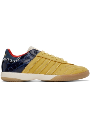 Wales Bonner Yellow & Navy adidas Originals Edition MN Samba Sneakers