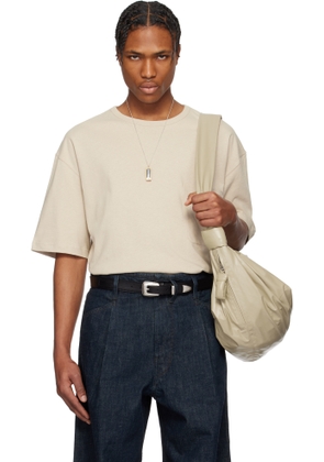 LEMAIRE Beige Boxy Short Sleeve T-shirt