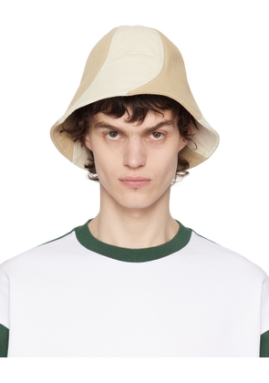JACQUEMUS Off-White & Beige La Croisière 'The Gelato' Bucket Hat