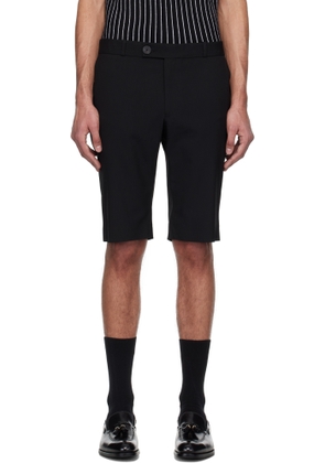 Ernest W. Baker Black Long Tailored Shorts