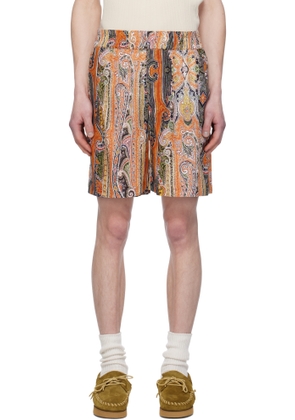 Isabel Marant Orange Vega Shorts