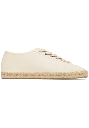 LEMAIRE Off-White Linoleum Laced Espadrilles