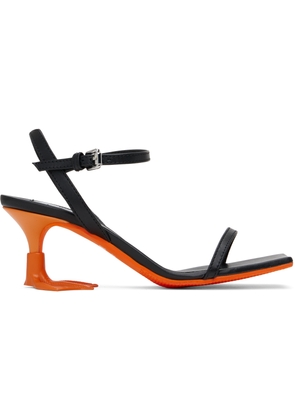 Moschino Black Duck Heeled Sandals