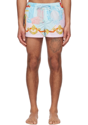 Versace Underwear Multicolor Versace Gallery Swim Shorts