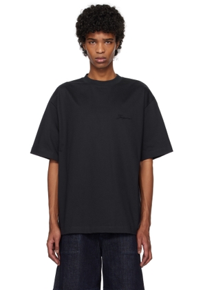 JACQUEMUS Navy 'The Haltères' T-shirt