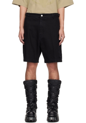 VETEMENTS Black Cargo Shorts