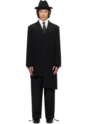 YOHJI YAMAMOTO Black Tab Long Blazer