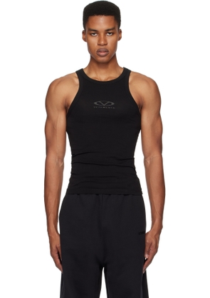 VETEMENTS Black Oval Logo Tank Top