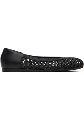 Ancient Greek Sandals Black Aeropi Ballerina Flats