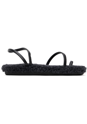 Ancient Greek Sandals Black Eleftheria Sandals