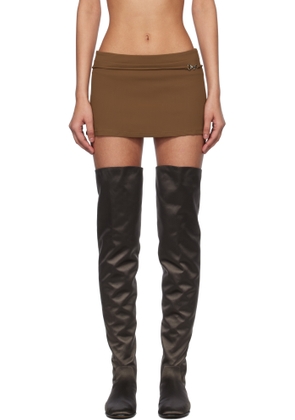 Gimaguas Brown Carolina Miniskirt