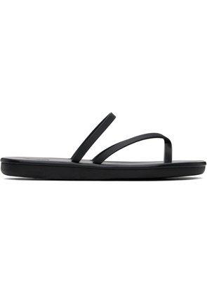 Ancient Greek Sandals Black Myla Flip-Flops