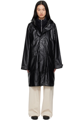 OUR LEGACY Black Tempesta Faux-Leather Coat