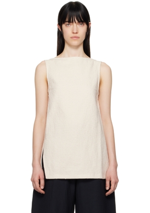 Studio Nicholson Off-White Mager Top