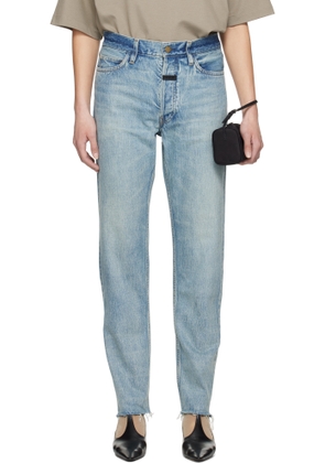 Fear of God Blue Classic 5 Pocket Jeans
