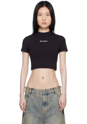 Palm Angels Black Classic Logo Baby T-shirt