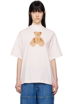 Palm Angels Pink 'Bear in Mind' Loose T-shirt
