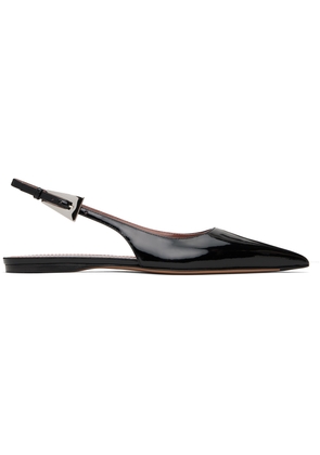 Paris Texas Black Jessica Slingback 10 Flats