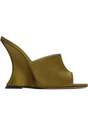 Paris Texas Khaki Nina Heeled Sandals