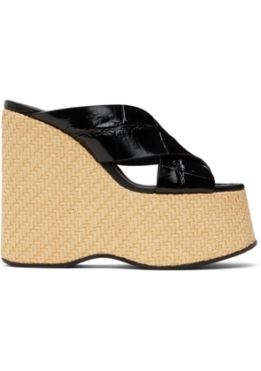 Paris Texas Black Mara Mules