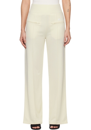 Courrèges Off-White Interlock Tracksuit Trousers