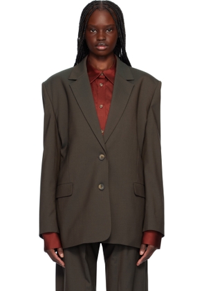 GIA STUDIOS Gray Demie Blazer