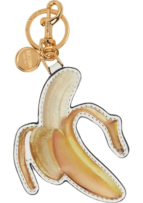 Moschino Yellow Vitello Banana Keychain