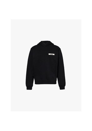 Mens Jacquemus Logo-Embroidered Cotton-Jersey Hoody