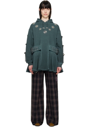 Chopova Lowena Blue Dallas Sweat Minidress