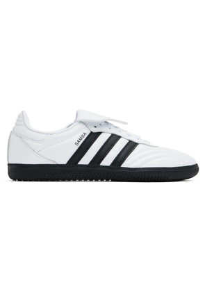 adidas Originals White Samba Long Tongue Sneakers