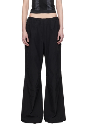MISBHV SSENSE Exclusive Black Crushed Nylon Parachute Trousers