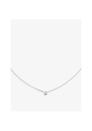 Cartier D'Amour Large 18ct White-Gold and 0.18ct Brilliant-Cut Diamond Necklace