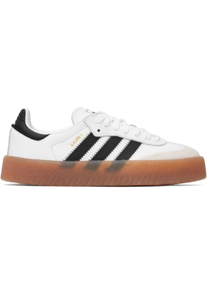 adidas Originals White & Black Sambae Sneakers
