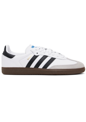 adidas Originals White & Black Samba OG Sneakers