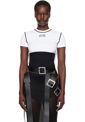 Jean Paul Gaultier Black & White 'The Color-Block' T-Shirt
