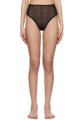 DU CIEL Black Léger High Waist Briefs