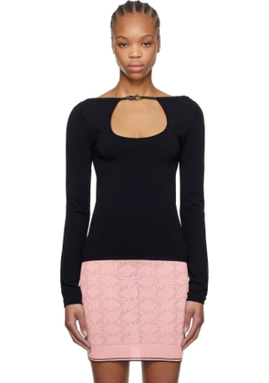 AMIRI Black Long Sleeve Keyhole T-shirt