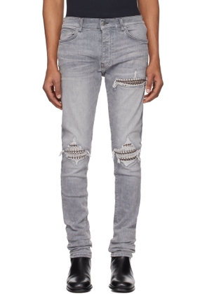 AMIRI Gray Boucle MX1 Jeans