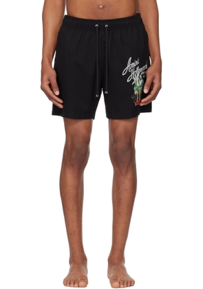 AMIRI Black 'Amiri Hollywood' Swim Shorts