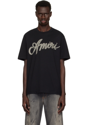 AMIRI Black 'Amiri' Script T-shirt