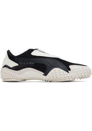 PUMA Black & Gray Mostro Mesh Sneakers