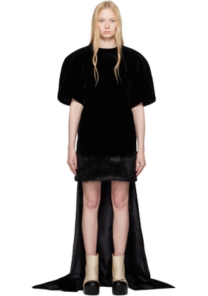 FIDAN NOVRUZOVA Black Enya Evening Minidress