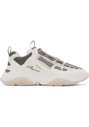 AMIRI White & Gray Bone Runner Sneakers
