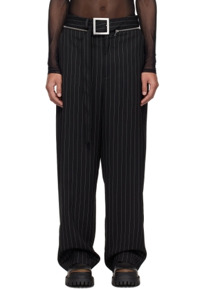 Jean Paul Gaultier Black 'The Belted Suit' Trousers
