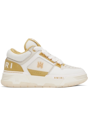 AMIRI White & Yellow MA-1 Sneakers