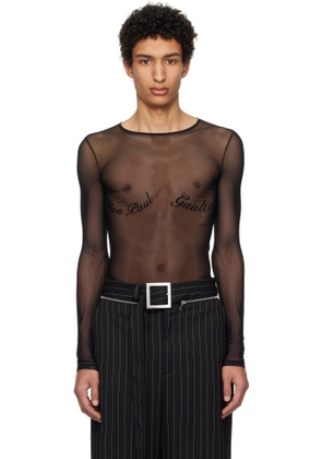 Jean Paul Gaultier Black 'The Jean Paul Gaultier' Long Sleeve T-Shirt