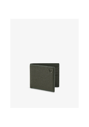 Mens Aspinal Of London Billfold Logo-Embellished Leather Wallet
