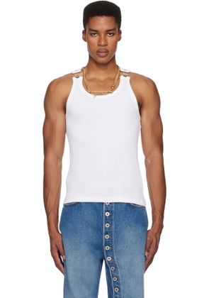 Jean Paul Gaultier White 'The Straps' Tank Top