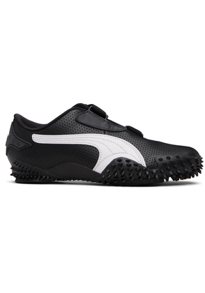 PUMA Black & White Mostro Perforated Sneakers